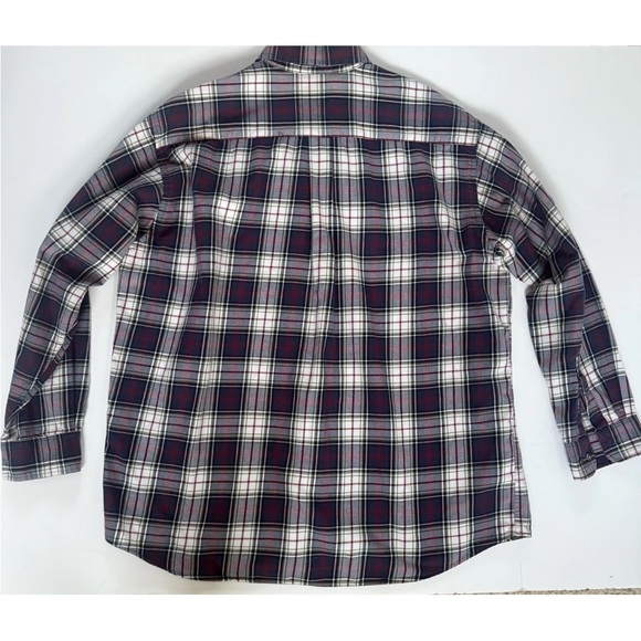 Viyella Patrick James Men’s Plaid Flannel Long Sleeve Shirt Wool Blend XXL - Picture 3 of 7